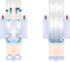 cute white haired girl