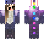 easter chibi galaxy dino girl