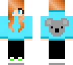 koala jumper girl orange hair