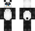 my skin in a panda onesie