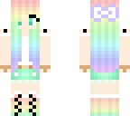 pastel rainbow girl fixed glitch