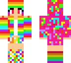 rainbow girl