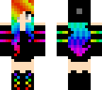 rainbow girl edit