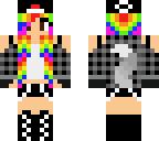rainbow hair edit