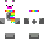 rainbow polar bear