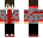 redstone boy   with blue eyes