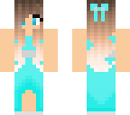 teal gown
