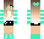white ombre girl