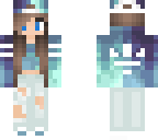 blue galaxy girl