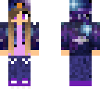 galaxy penguin girl