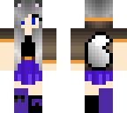 grey fox or wolf girl