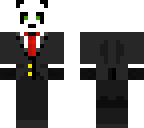 panda in a suit