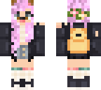 pink haired snapchat girl