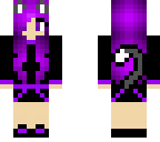 purple cat girl