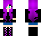 purple hair girl