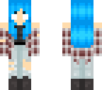 blue girl