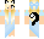 blue wedding girl