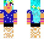 cute blue girl