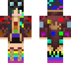 rainbow crazy splatter steampunk
