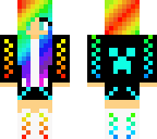 rainbow girl