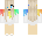 rainbow pastel girl