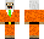 sheep in orange suit