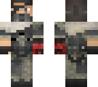 big boss with gas mask