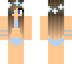 blue bikini
