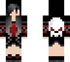 edited skull girl