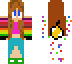 unicorn color cool modern girl