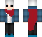 blacked eyed human sans