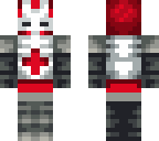 blue and red knight