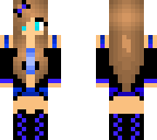 blue girl