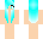 blue haired girl