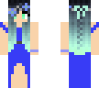 blue wedding girl