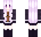 cute gal with light pink hair