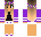 cute purple girl
