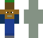 man holding block