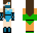 ninja girl blue edit