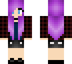 purple and plaid