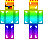 rainbow derpking with headset 