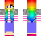 rainbow girl