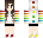 rainbow girl skin