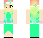 rainbow nature girl