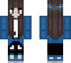 blue girl