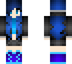 blue girl in jacket