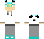 blue panda boy