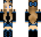 blue teenage girl
