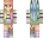 rainbow pastel bunny