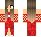 red prom dress